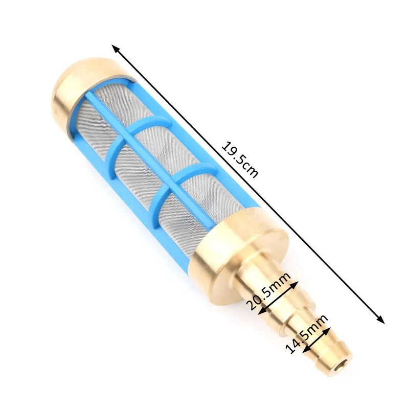 Miedź 14mm ~ 20mm rura wąż filtr myjnia pompa do nawadniania filtry opryskiwacz membrana pompa chłonne filtrowanie netto sitko