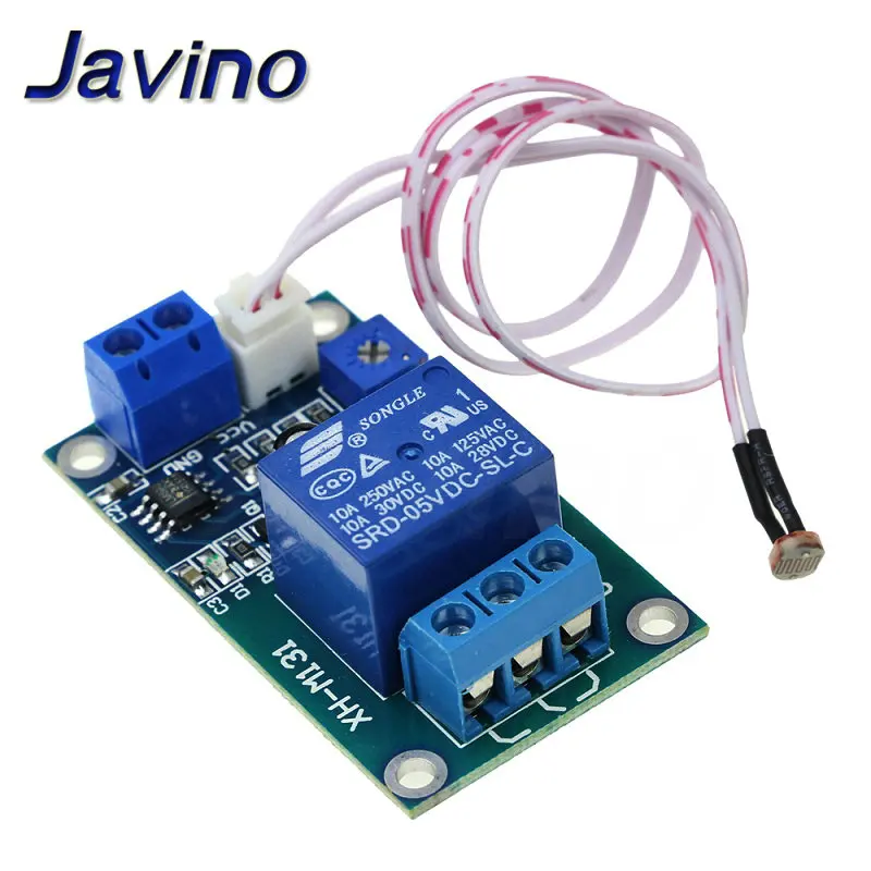 XH-M131 DC 5V / 12V Light Control Switch Photoresistor Relay Module Detection Sensor 10A brightness Automatic Control Module