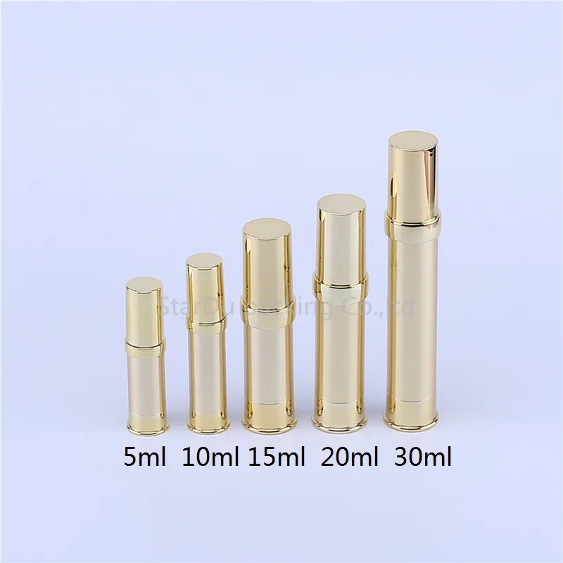 

100pcs 5ml-30ml airless bottle plastic bottle with pump for lotion/gel/emulsion/liquid foundation serum essence packing