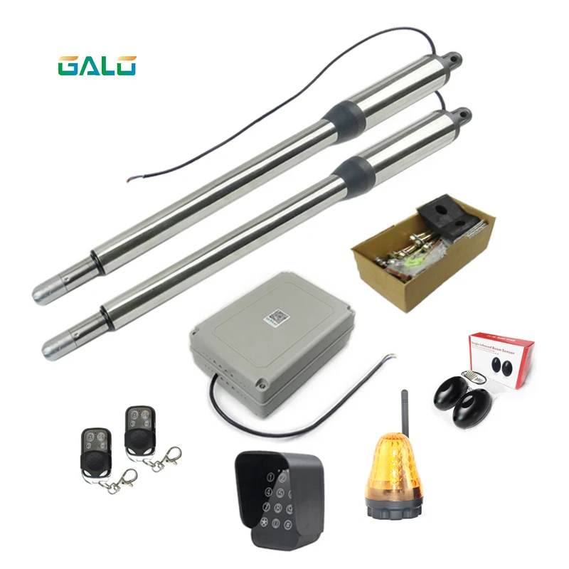 AC 110V/220V Electric Linear Actuator  Engine Motor System Automatic Swing Gate Opener + 4 Remote Control 300KG