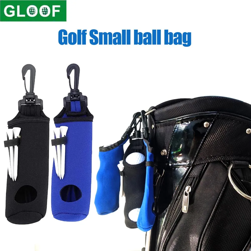 1 Stücke Golfbälle Tragetasche Golfballhalter Golftasche Golf Tee Tragetasche für 3 Bälle 3 GOLF-Tees