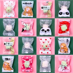 AQ Nougat Candy Packaging Bag Body Shower Small Size Cartoon Snowflake Crisp Dessert Goodie Bags Birthday Party Sugar Wrapper