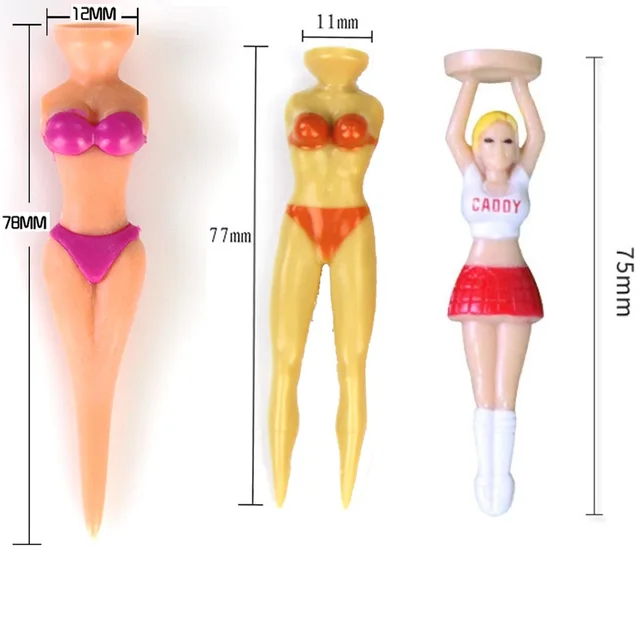 5pc Funny Golf Tees Lady Bikini Girl Golf Tees,78 mm Plastic Pin-up Golf Tees,Home Golf Tees for Golf Training, Golf Accessories 2 5pc Funny Golf Tees Lady Bikini Girl Golf Tees,78 mm Plastic Pin-up Golf Tees,Home Golf Tees for Golf Training, Golf Accessories 2