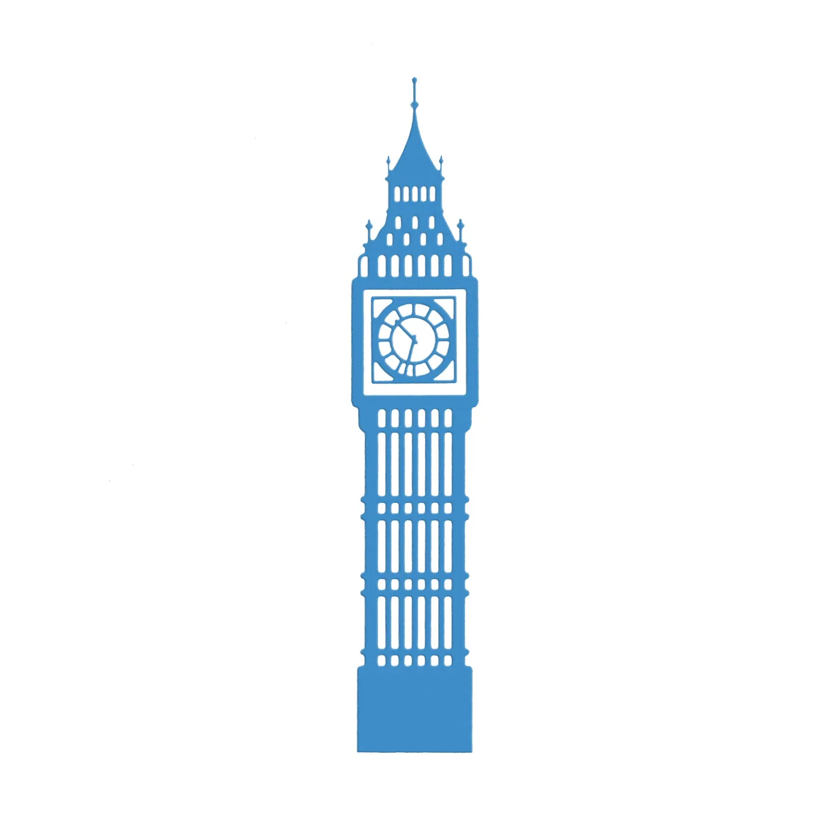 UK Landmark London Big Ben Clock Tower Metal Cutting Die Scrapbooking DIY Photo Album Clipart Decorating Paper Cutter Stencil