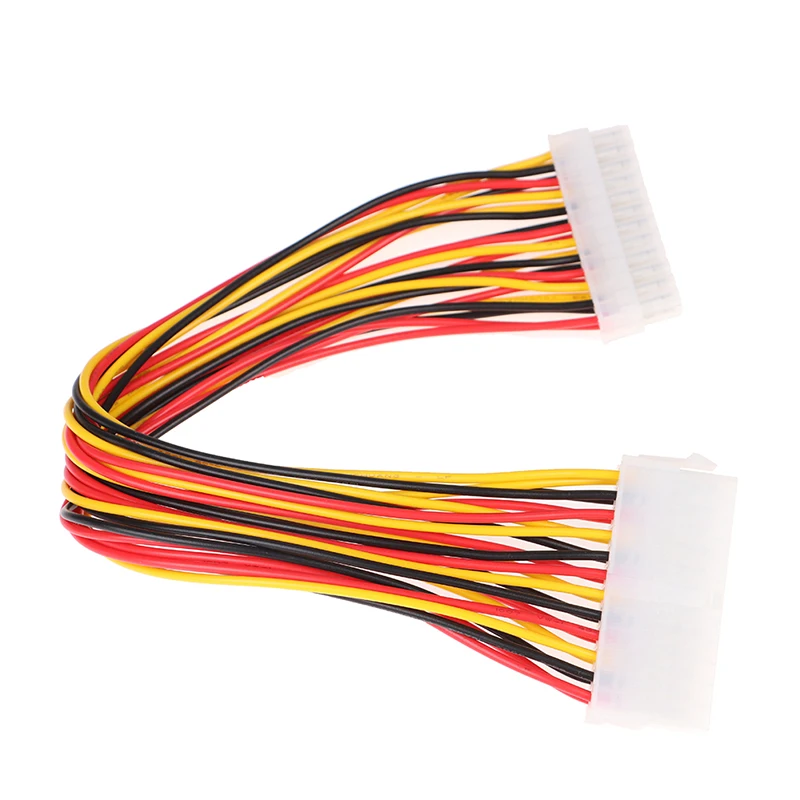 30cm ATX 24 Pin Male To 24Pin Female Power Supply Extension Cable Power Lead Connector Wire Power Output Line