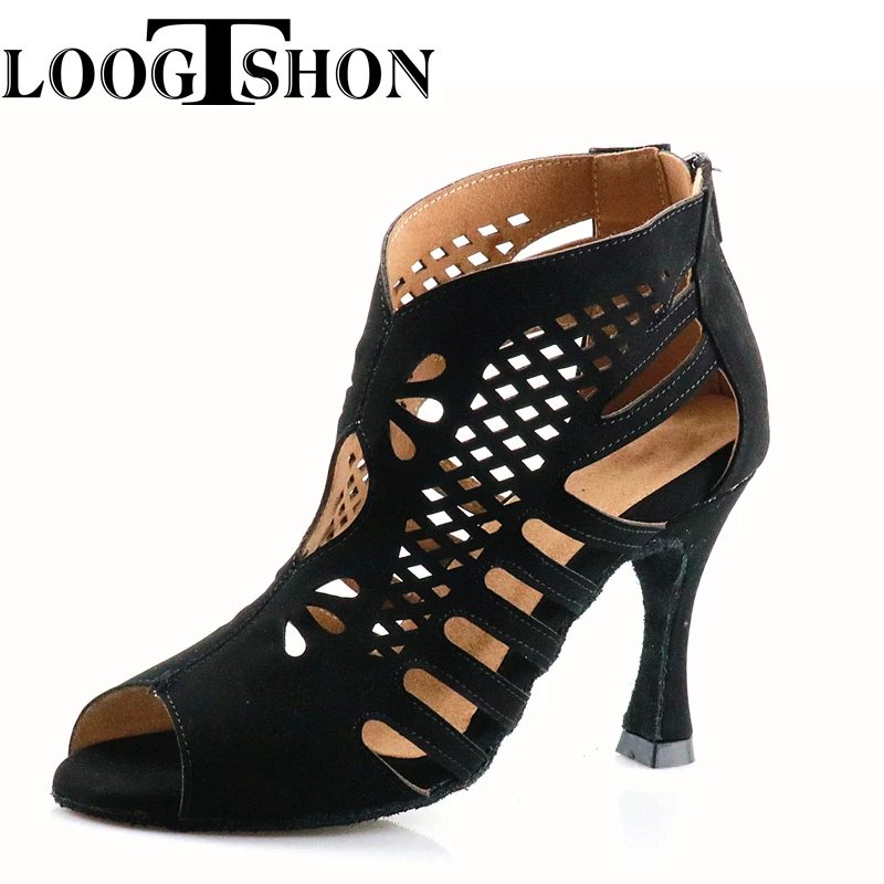 LOOGTSHON shoes woman spring summer 2022 Women summer shoe heel shoe latin dance shoes