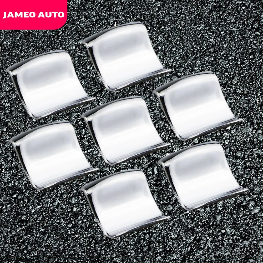 7Pcs/Set ABS Chrome Car Windows Control Panel Switch Knob Protection Cover Trim for Nissan Note 2018 2019 2020 Accessories