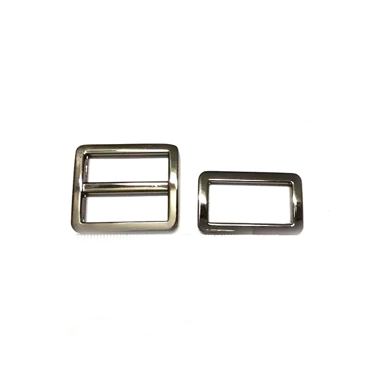 

2" Gunmetal triglide slider & buckle for adjustable straps