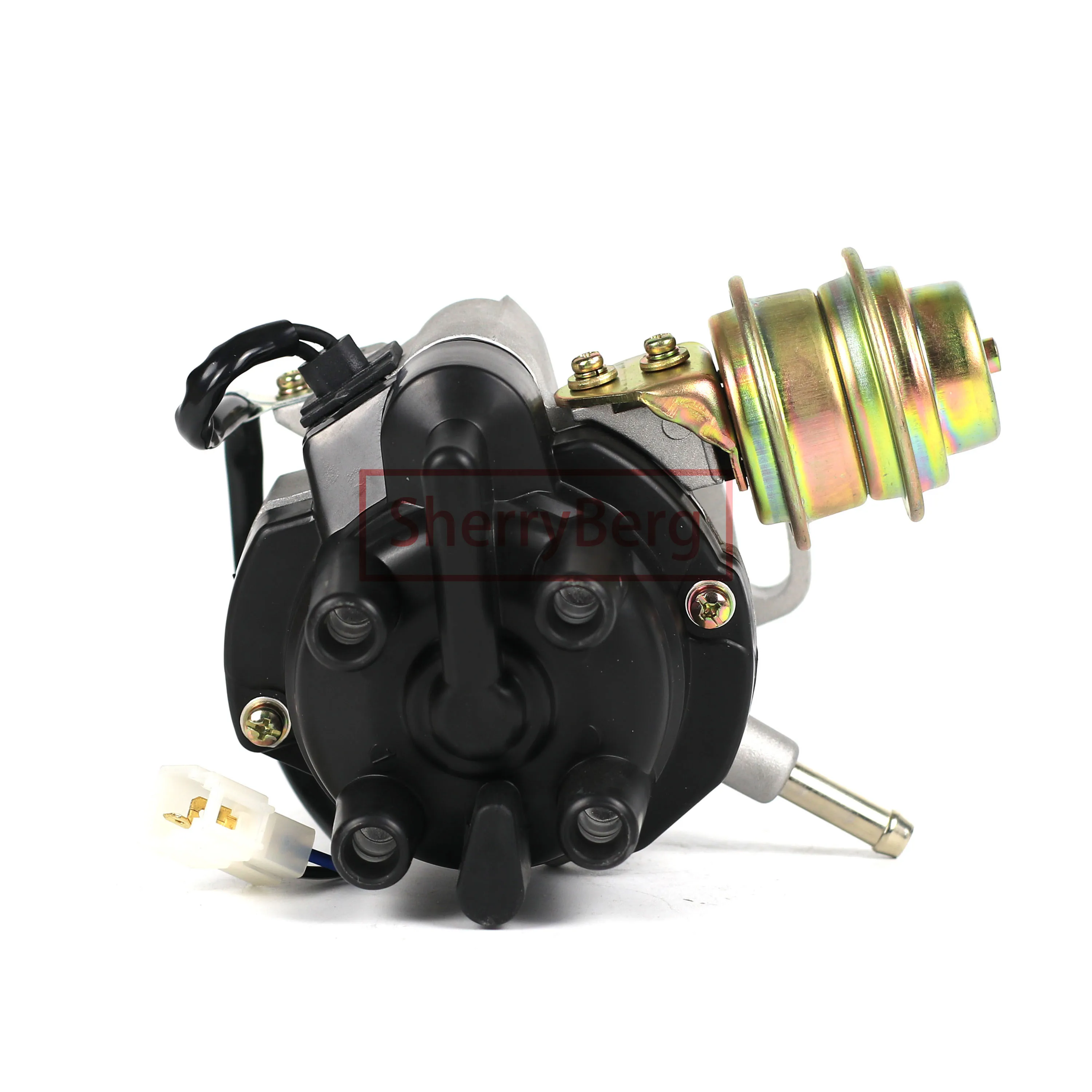 SherryBerg New Complete IGNITION DISTRIBUTOR For Mitsubishi Distributor T7T98582 T6T87076 MD16445 T120SS 2 vacuum pump