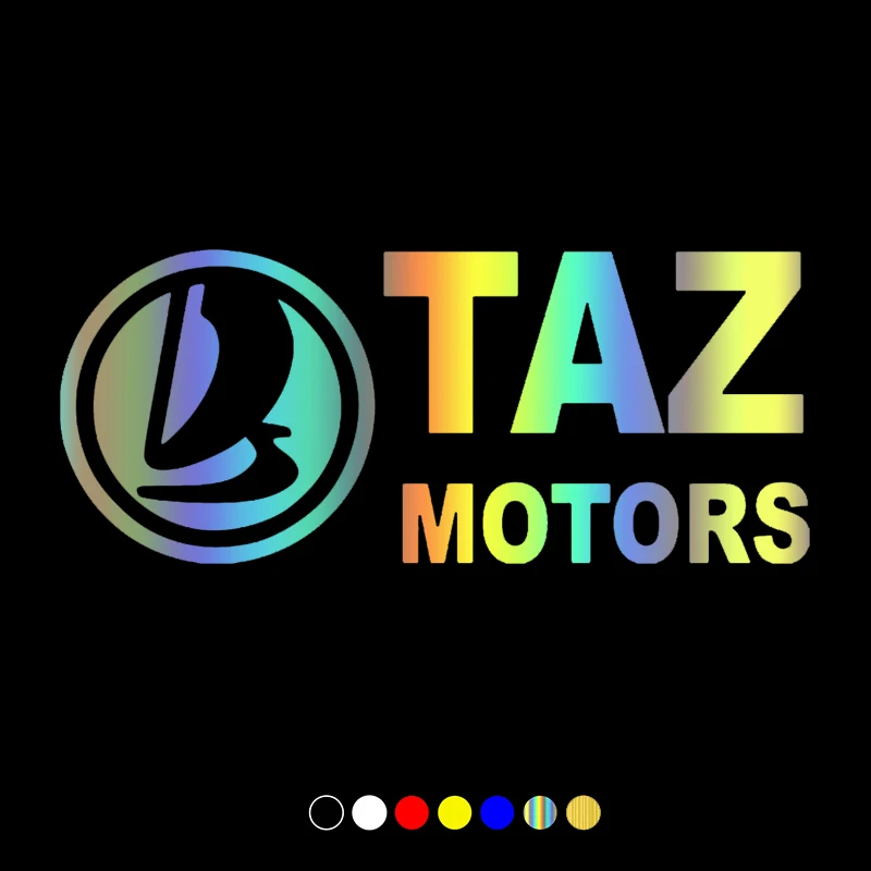 

30365# 24x10 cm car sticker Taz motors car decal waterproof stickers on car truck bumper rear window vinyl die cut no bg