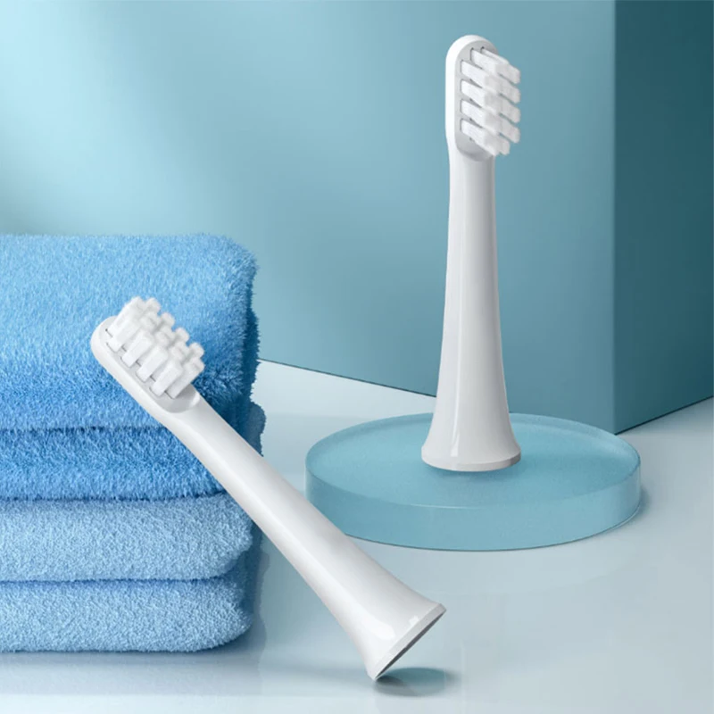 For Xiaomi T100 1-3 Pieces Suitable  Sonic Electric Toothbrush Cleaning/health/soft Vacuum DuPont Replacement Brush Head