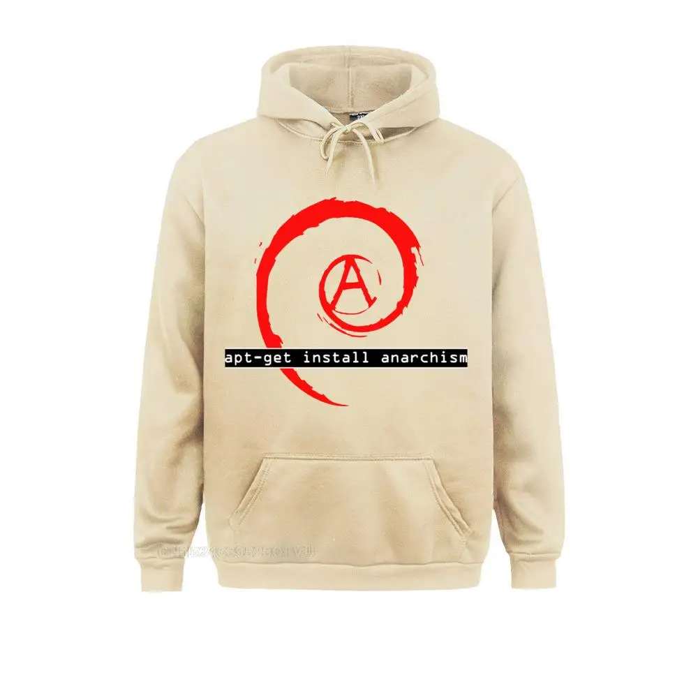 Men\'s Apt-Get Install Anarchism Women Linux Debian Mutiny Audio Pure Cotton Vintage Anime Wholesale Kawaii Clothes