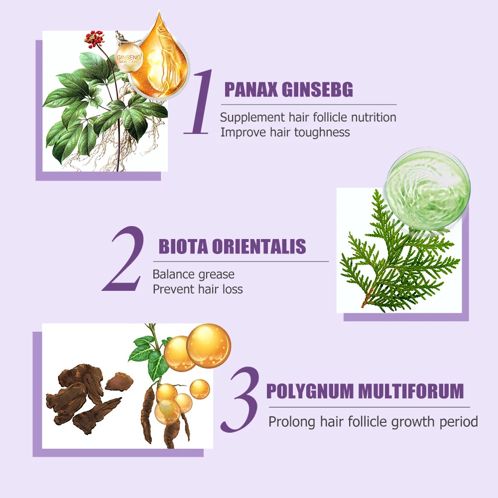 HAIRCUBE Hair Rapid Growth Essence Oil Anti Hair Loss Dense Hair Repair Damage Hair Serum Natural Organic Hair Care Spray