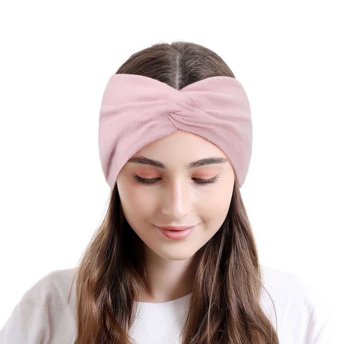 Baby Headband Mommy Twist Hairband For Women Girls Turban Mother Daughter Hair Accessories Cotton Newborn Head Wrap 2pcs/Set