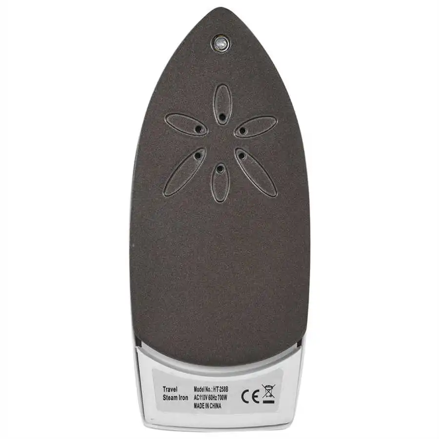مكواة بخار كهربائية صغيرة محمولة قابلة للطي للملابس ، 3 تروس لوحة الأساس ، Flatiron المحمولة ، السفر المنزلي