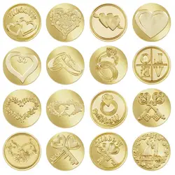 1Pcs Stamps Head Seal Wax Seal Stamp Retro Metal Plant Seal Flower Scrapbooking Stamps Craft Diy Wedding Decorative Invitation