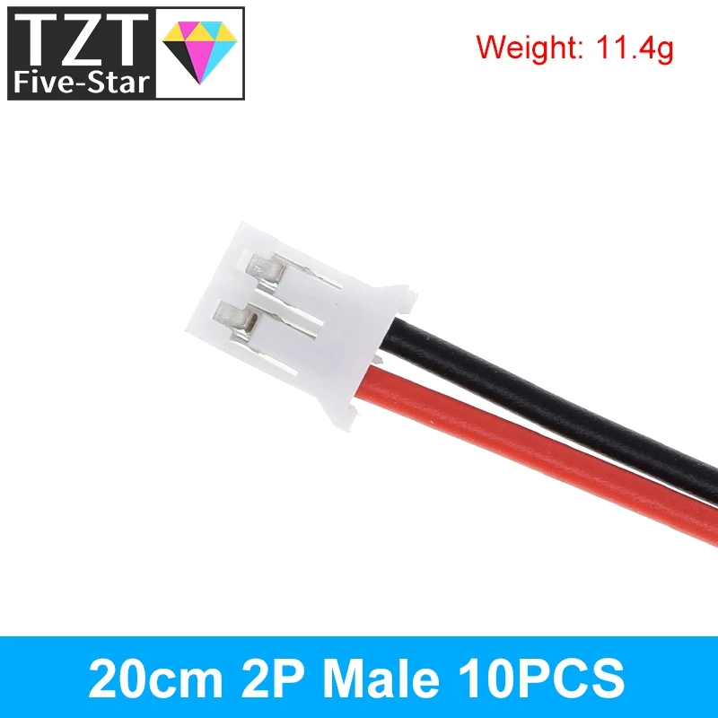 10 Stück 5 Paar Micro JST PH 2.0 2P 3P 4P 5P 6PIN Stecker-Buchsen-Verbinder mit Kabeln 20CM+20CM für Arduino MP3 – Detail 16