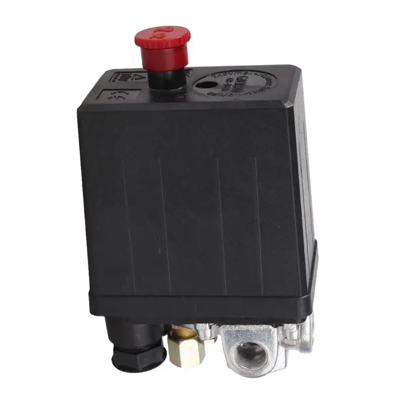 Heavy Duty Air Compressor Pressure Switch Control Valve Automatic Trip 90-120PSI 1/4 Port for Small Compressing Machine