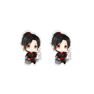 New Arrival Drama The Untamed Modaozushi Resin Earrings Sweet Accessories Acrylic Earrings Epoxy