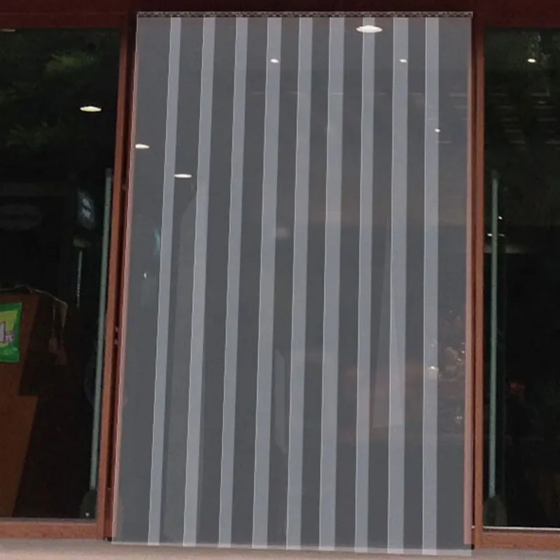 PVC opaco antivento tenda per porta supermercato in plastica personalizzato tenda per porta glassata zanzara Foor isolamento termico tenda morbida