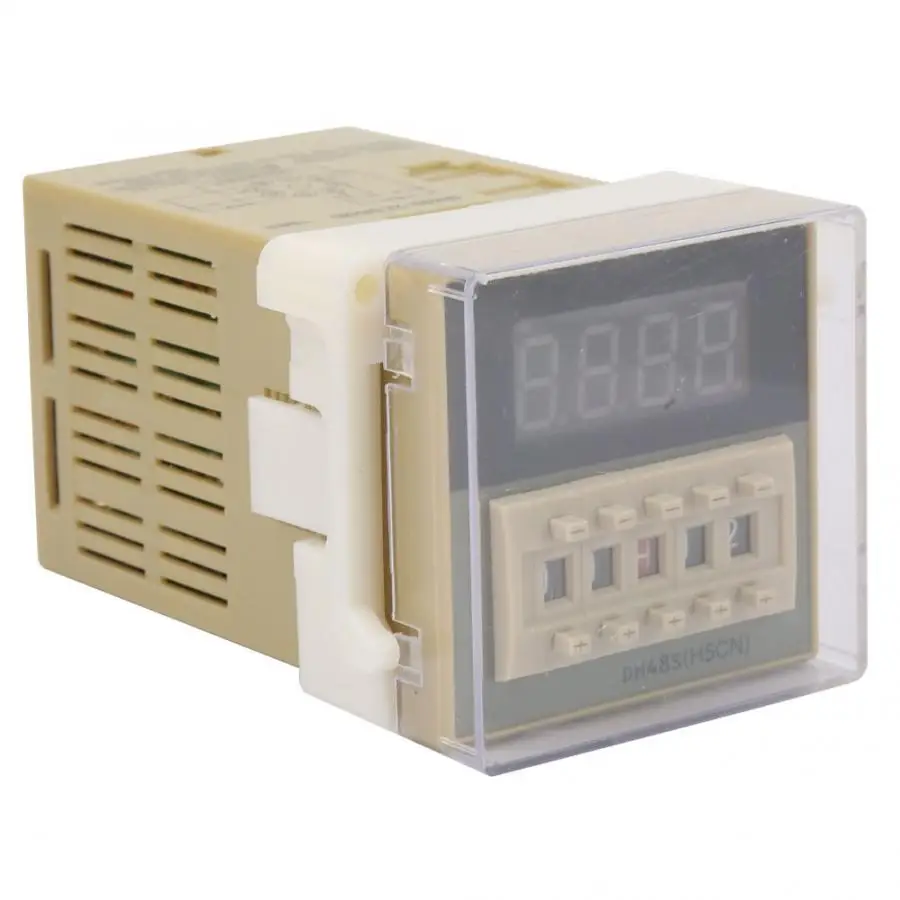 O111ROM 0.01S-9999H 8 Pins Digital Time Relay DH48S-2Z 10A LCD Display  Delay Relay 380VAC DC/24VAC DC/110VAC/220VAC