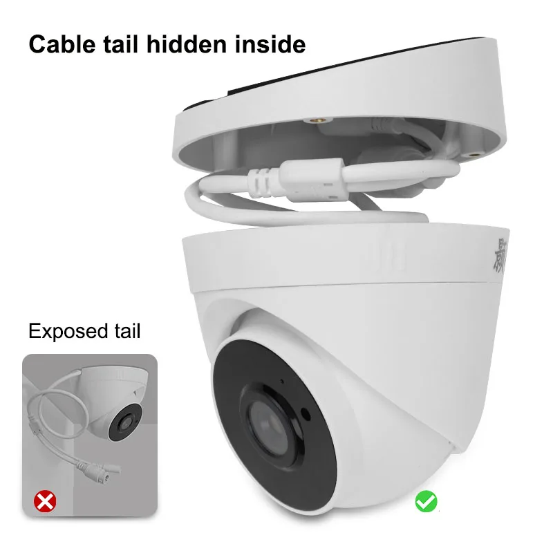 Indoor Security Dome Camera Bracket ABS Stand DS-1259ZJ Angled Base Bracket For DS-2CD31/ DC-2CD21 Series Hikvision CCTV Camera