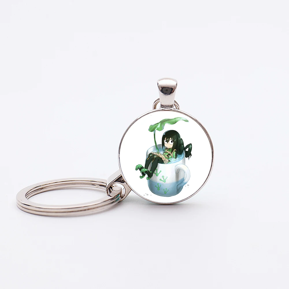 62 Style Anime My Hero Academia Pendant Keychain High Quality Tsuyu Asui Fashion Key Holder Jewelry Bijoux