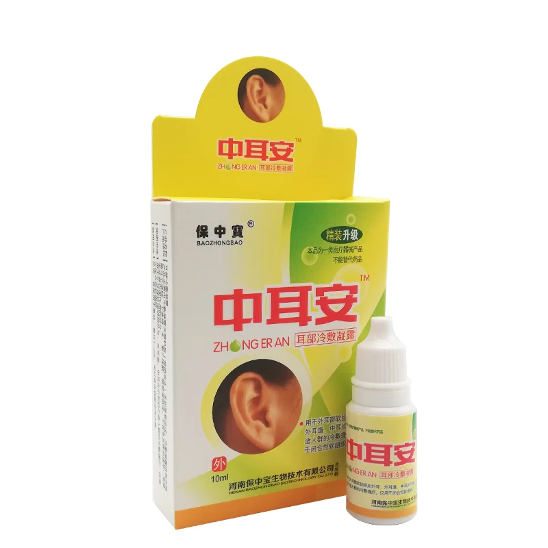 3PCS Earwax Remover Drops Ear Cleansing Ear Acute Otitis Drops Chinese Herbal Medicine for Ear Tinnitus Deafness Sore