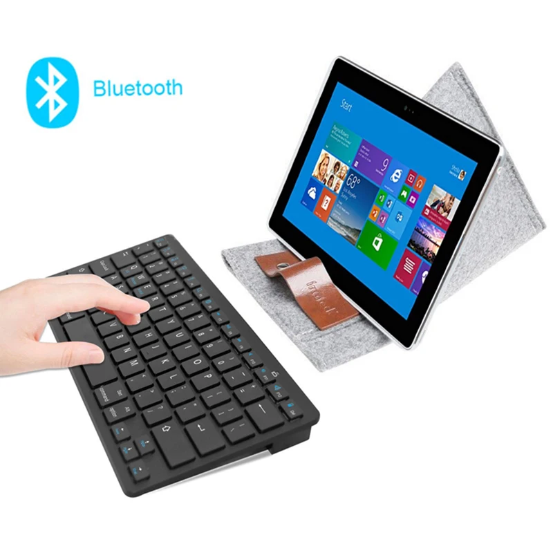 Multi  Language Bluetooth Keyboard Wireless Keyboard 78 Keys Russian/German/Korea/Spanish/FrenchFor Windows OS/Apple Mac/Android