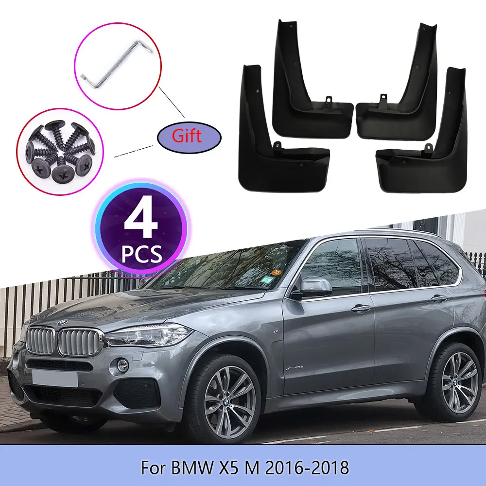 

Car Mudguards For BMW X5 M 2016~2018 Cladding Splash Flaps Mudflap Mud Mudguard Goods Guard Protect Car Accessories 2017