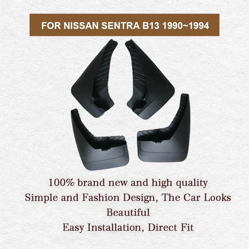 For Nissan Sentra B13 Sunny Tsuru V16 Genesis 1990~1994 Mudguards Mudflaps Fender Mud Flap Splash Mud Guards Cover Accessories