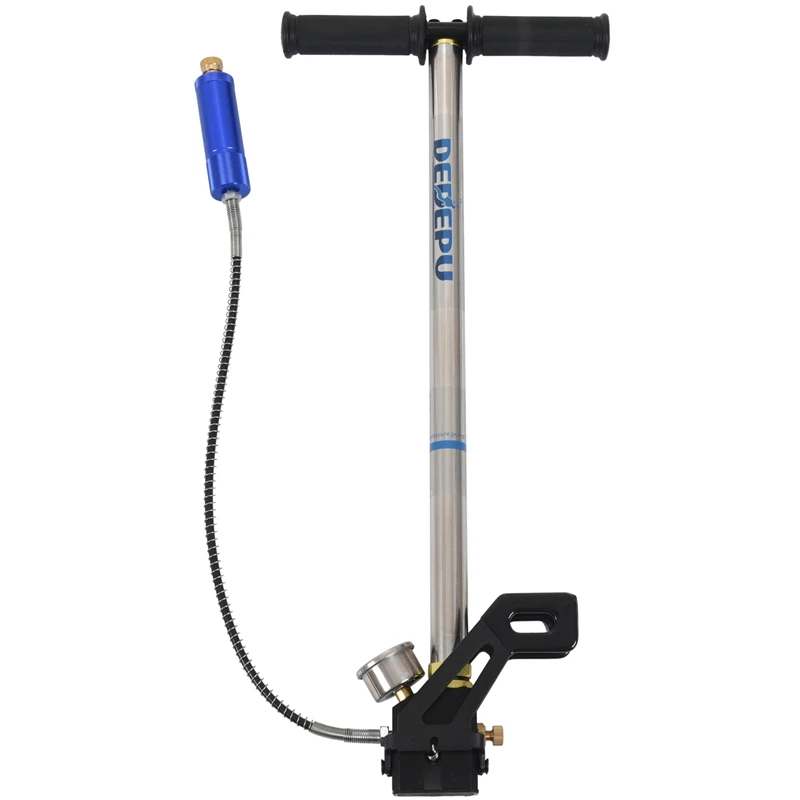 

DEDEPU Pcp Pump 4 Four Stages Stage High Pressure Hand Pump Operated Air Pump 30Mpa 4500Psi Hpa Tank Hunting Car Bike Air Rechar