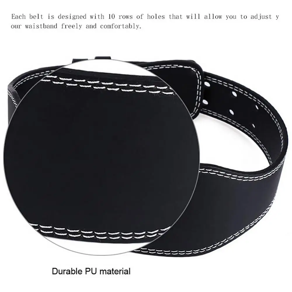 Unisex Powerlifting Training Belt Lumbar Weightlifting Waistband Training Belt