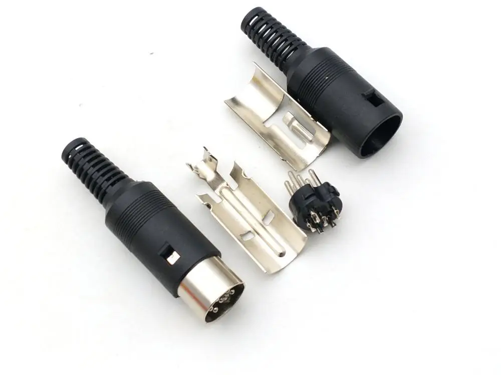 2 шт. Разъем DIN штекер 3PIN 4PIN 5PIN 6PIN 7PIN 8PIN 13PIN штекер аудио AV Разъем адаптер