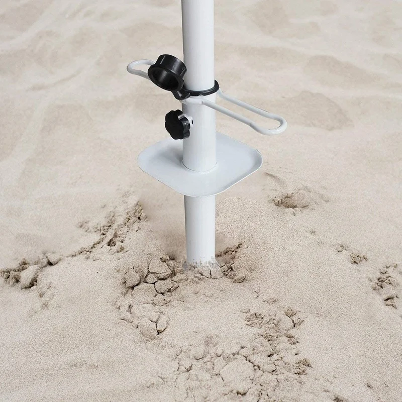 1PCS Beach Umbrella Stand Anchor Spike Parasol Holder Portable Umbrella Base for Garden Outdoor Rain Gear Tool Shade Accessories