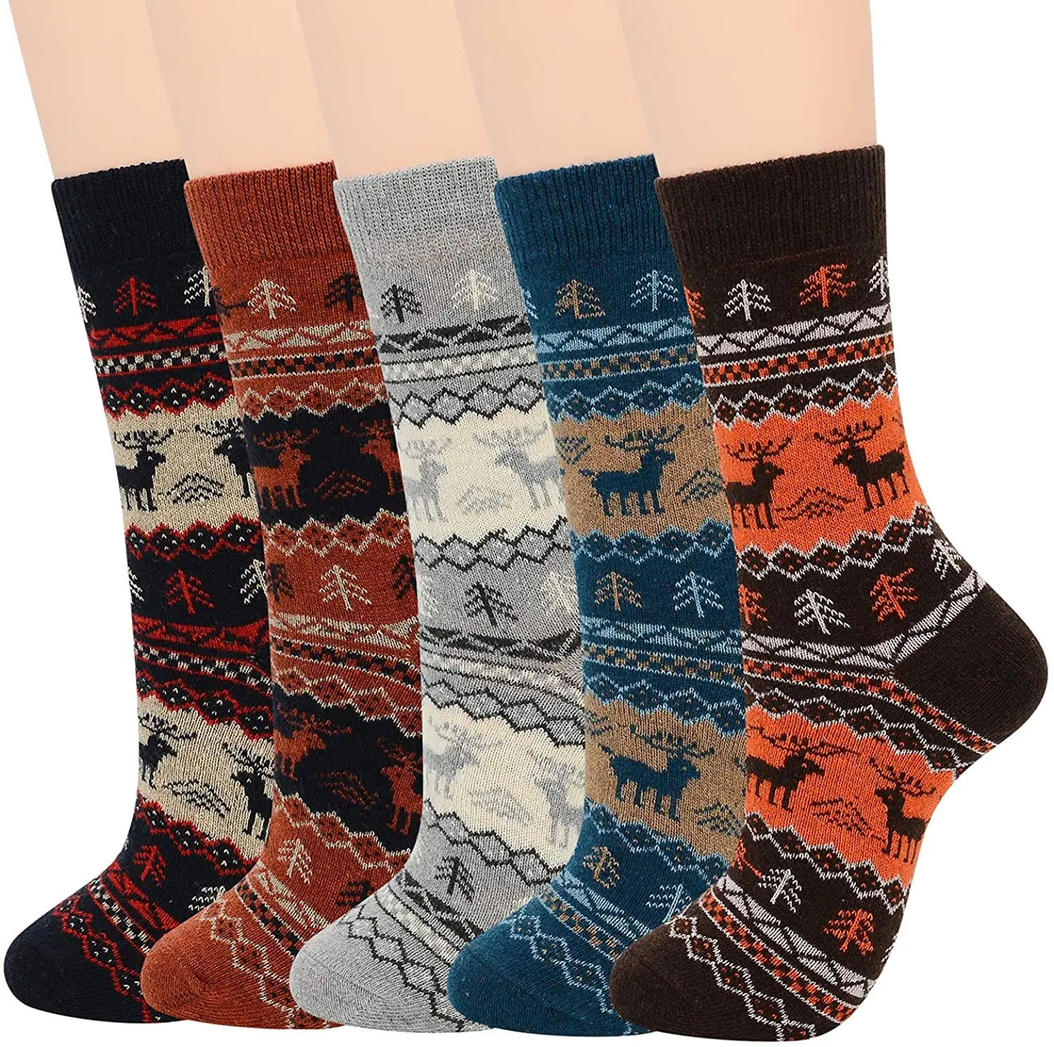 AZUE Wool Socks Mens Socks for Men Winter Socks Thick Warm Socks Fuzzy Socks Fluffy Socks Thermal Socks for Men