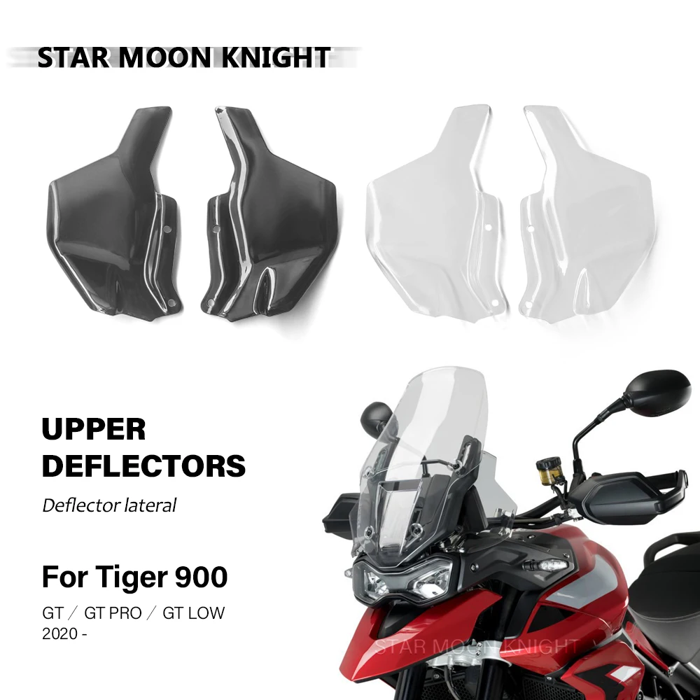 

For TIGER 900 For Tiger900 GT PRO LOW 2020 2021 - Motorcycle Side Deflector Windshield Windscreen Knee pads Wind Upper Deflector