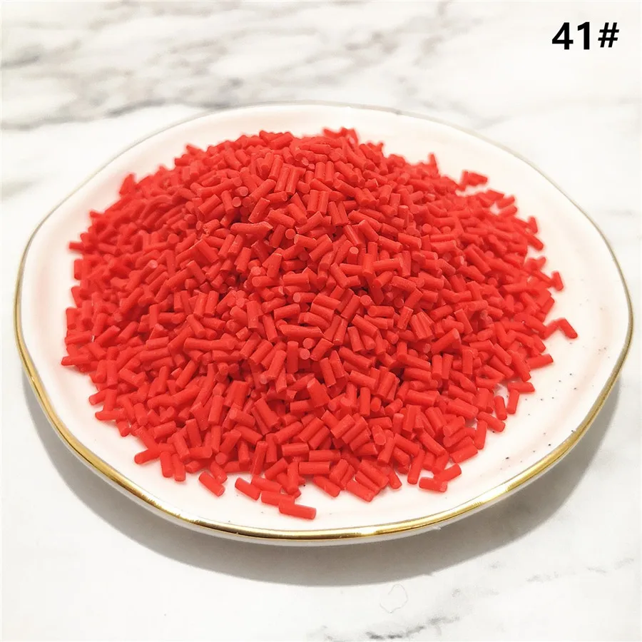 20 gr/los Nette Gefälschte Ton Streusel Bunte Herz Fünf Sterne Schleife Süßigkeiten Streusel für Handwerk Machen, DIY Kuchen Dessert Dekoration – Detail 40