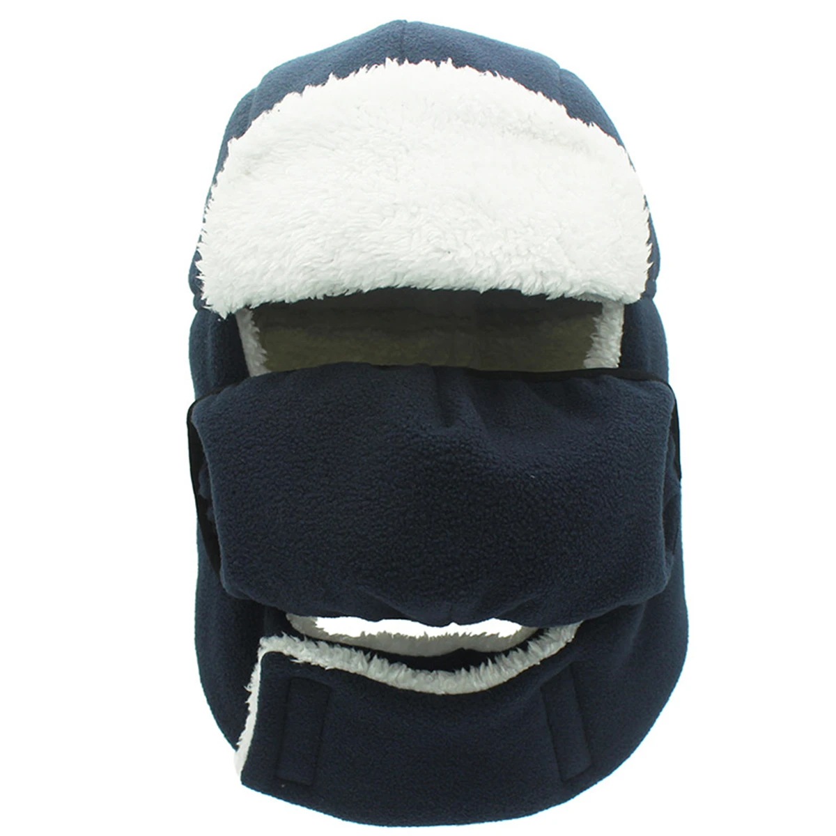 Connectyle Boys Girls Kids Warm Chunky Trapper Hood Hat Sherpa Lined  Windproof Balaclava Winter Russian Hats with Face Mask