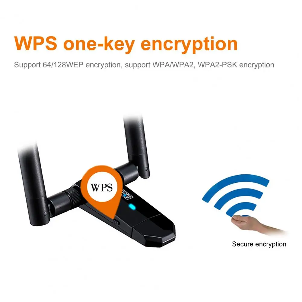 M-1200M Dual Band 2.4/5gbps WiFi MT7612U scheda di rete 802.11 AC Wifi Bluetooth5.0 adattatore Wireless per Pc Desktop