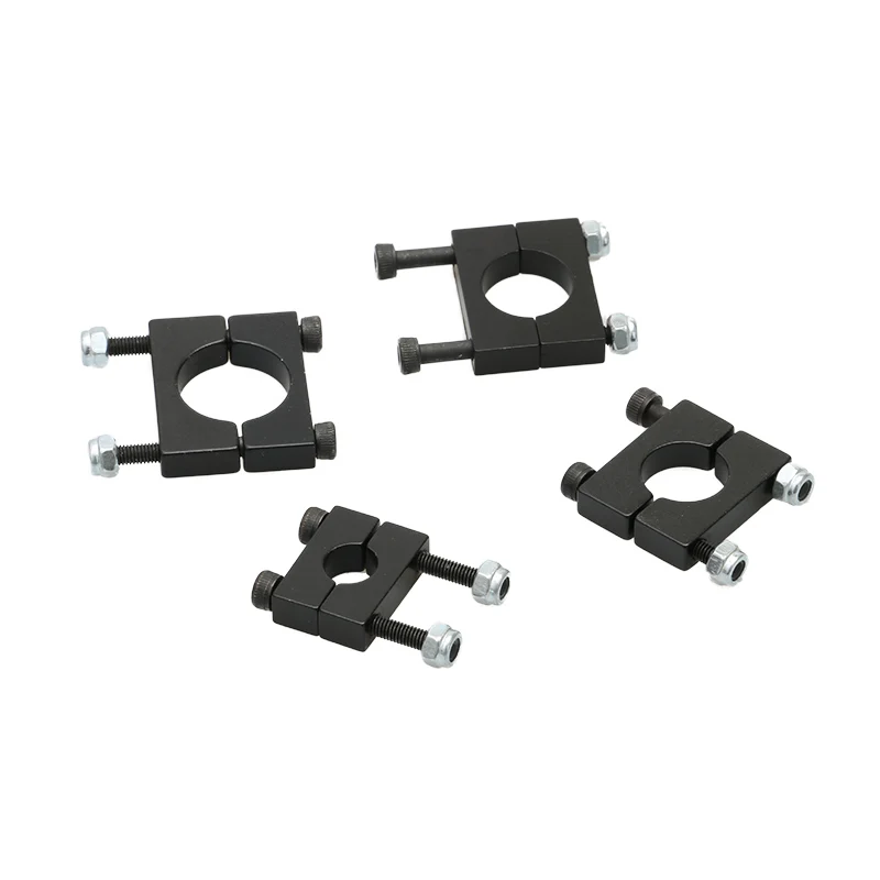 10PCS Aluminum Alloy 20mm 22mm 25mm 28mm 30mm 35mm 40mm Pipe Clamp Tubing Clip Carbon Tube Joint Connector for RC Plant UAV