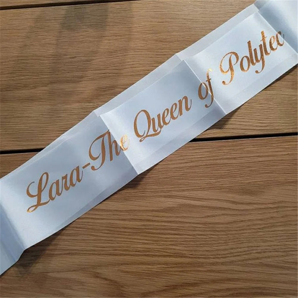 Custom Wedding Sash / Custom Bachelorette Sash / Custom Birthday Sash / Custom Baby Shower Sash / bride to be mr mrs sash