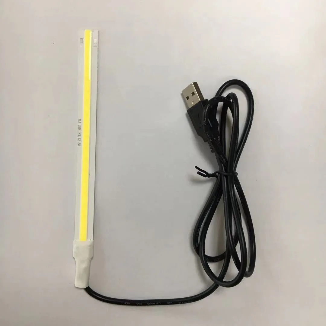 간단한 테이블 빛에 대 한 뜨거운 약속 5V USB 빛 CRI80RA COB LED 선형 스트립 ZF14512-0210