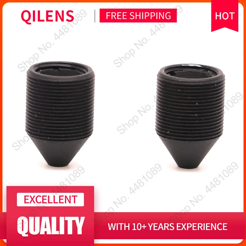 QILENS M7 마운트 FL 6mm 핀홀 렌즈, 조리개 F1.6 미니 CCTV HD 2.0 메가 픽셀, 보안 카메라 렌즈 용