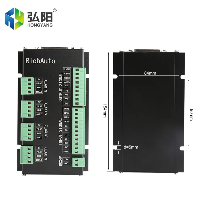 Controller CNC Richauto DSP A11 sistema di controllo remoto USB a 3 assi, supporta cambio utensile automatico e sostituzione multi-testa