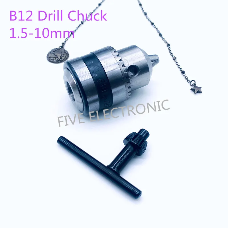 B12(1.5-10mm) spanner drill chuck 5/6/7/8/10/12/14mm coupling set for DIY electric drill collet /electric grinding