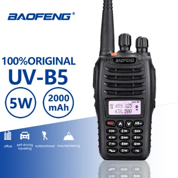 BaoFeng UV-B5 Walperforated Talkie Nouvelle Vente Chaude UV B5 touristes Bande Vhf 136-174MHz & Uhf 400-470 MHz Petit Mini Écran LCD UVB5 Radio Bidirectionnelle