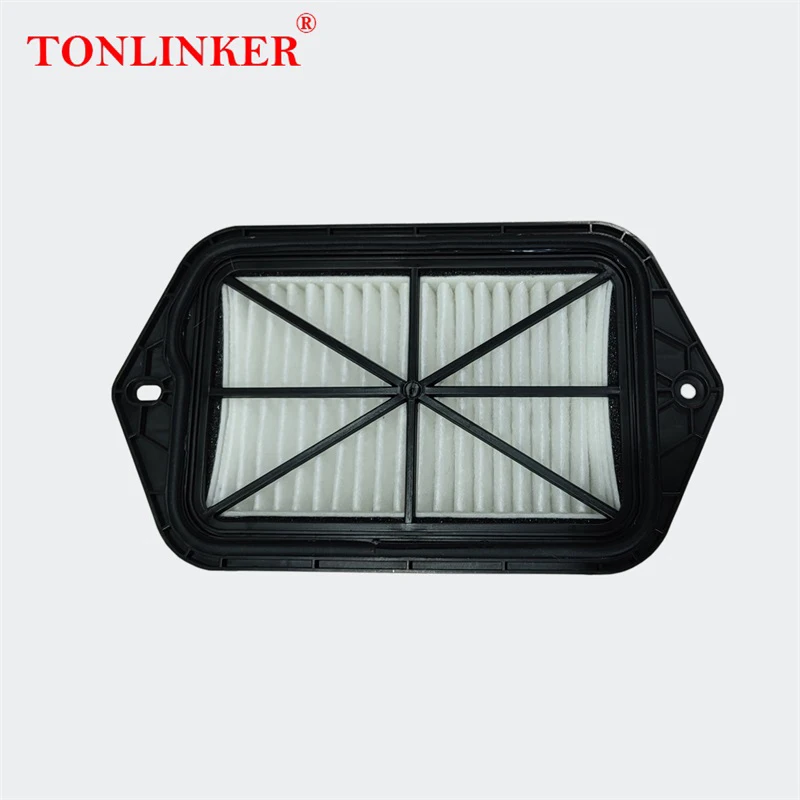 TONLINKER 2 Holes Air Filter For Vw Beetle A5 Jetta6 Sharan Tiguan NF For Audi Q3 8U For SEAT Alhambra Car External Air Filter