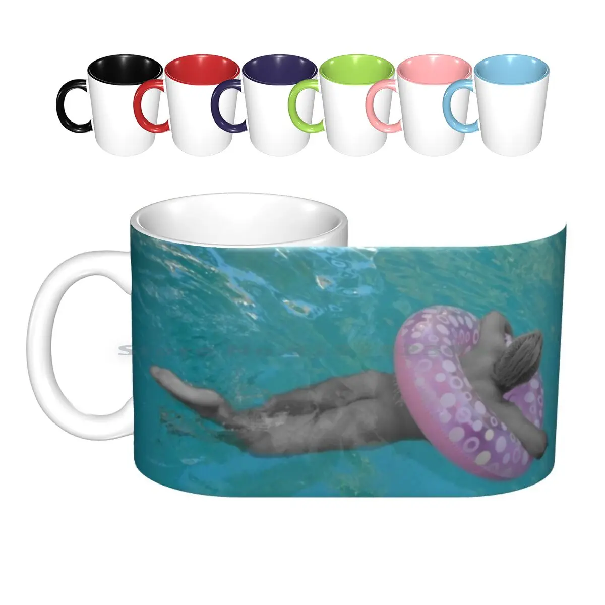 Black In A Donut Ceramic Mugs Coffee Cups Milk Tea Mug Project Runway Gay Sex Hot Guys Purple Pride Gay Pride Yaoi Hentai Sexy