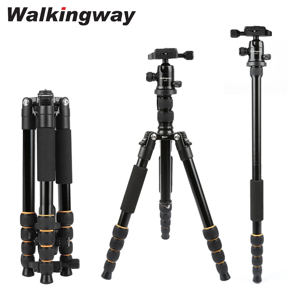 

Q666 Tripod Camera Tripod Stand Stativ trípode Aluminum Flexible Travel Monopod Professional with Ball Head Compact for DSLRs